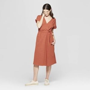 Universal Thread Women's Burnt Orange Midi Dress